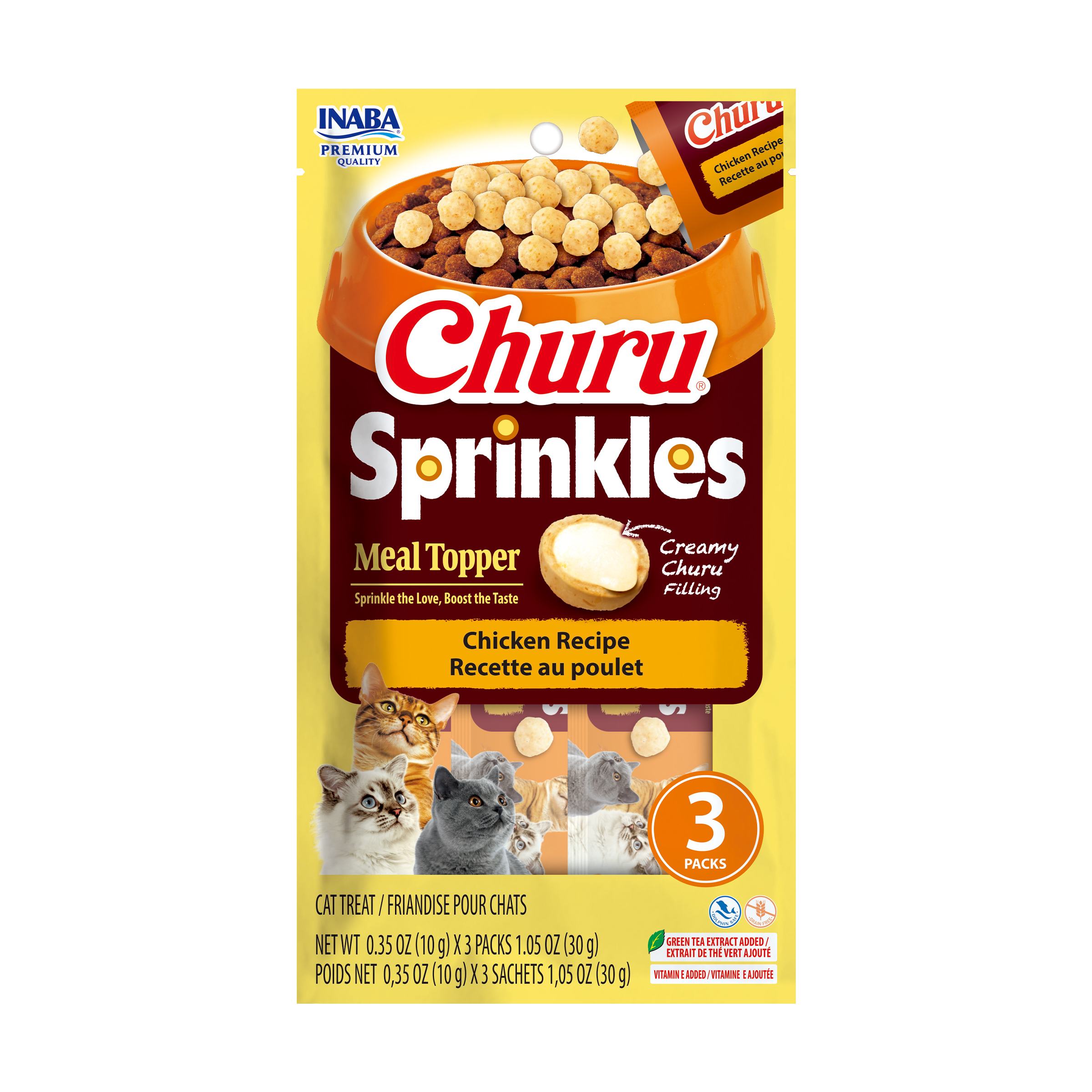 INABA Churu Sprinkles Chicken Recipe